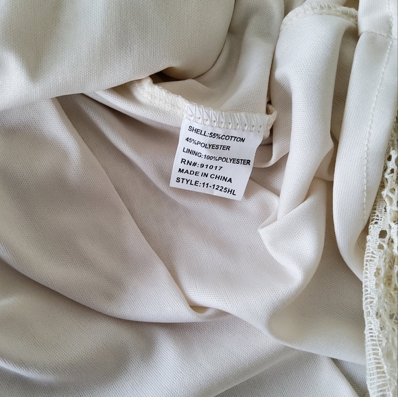 Solitaire by Ravi Khosla Crochet Hi/Lo Maxi Dress - Picture 7 of 16